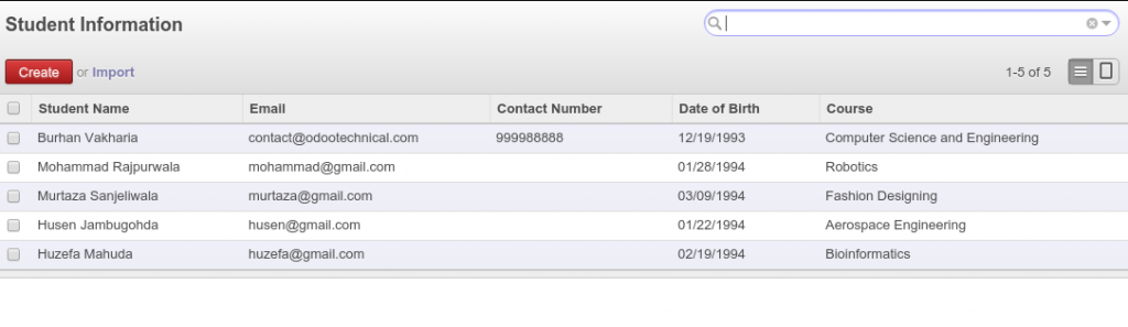 Learn – How To Create A Tree View In Odoo 8 With Example – Odoo Technical